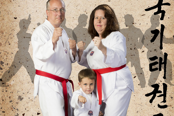 family martial arts class